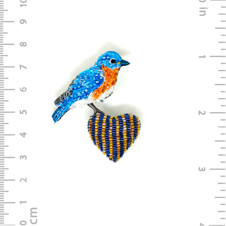 Trovelore Bird Love Brooch Pin