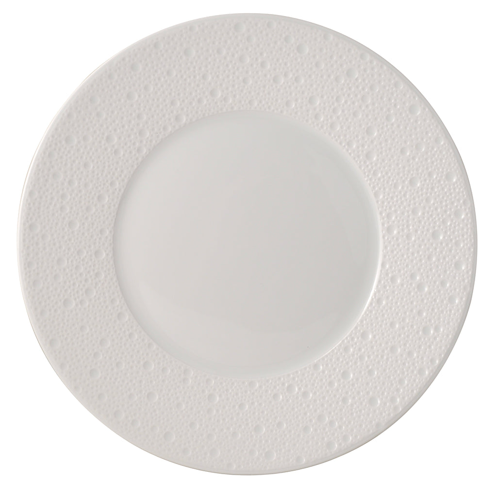 Bernardaud Ecume White Dinner Plate