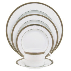 Christofle Malmaison Platinum Dinner Plate