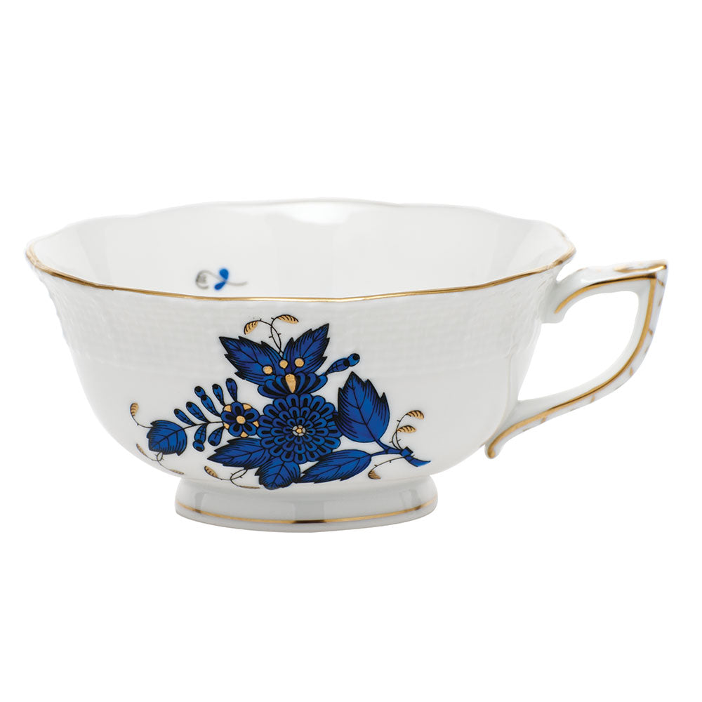 Herend Chinese Bouquet Black Sapphire Tea Cup