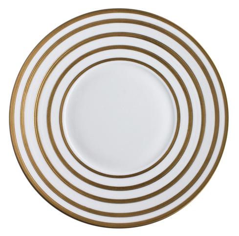 J.L. Coquet Hemisphere Gold Stripe Salad Plate