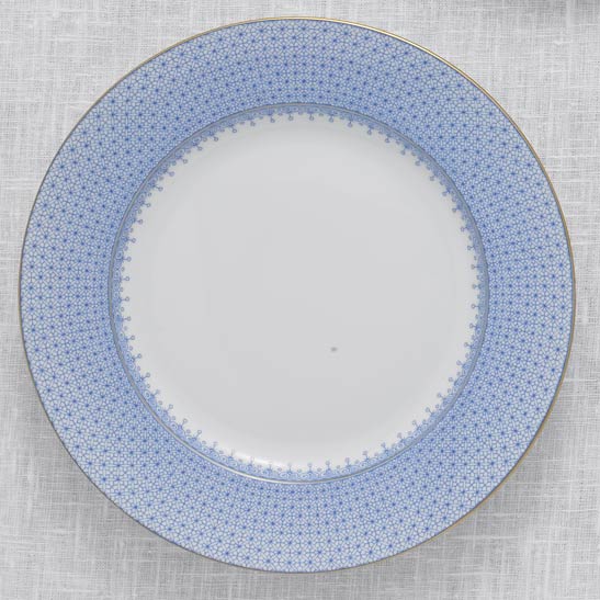 Mottahedeh Cornflower Blue Lace Dinner Plate