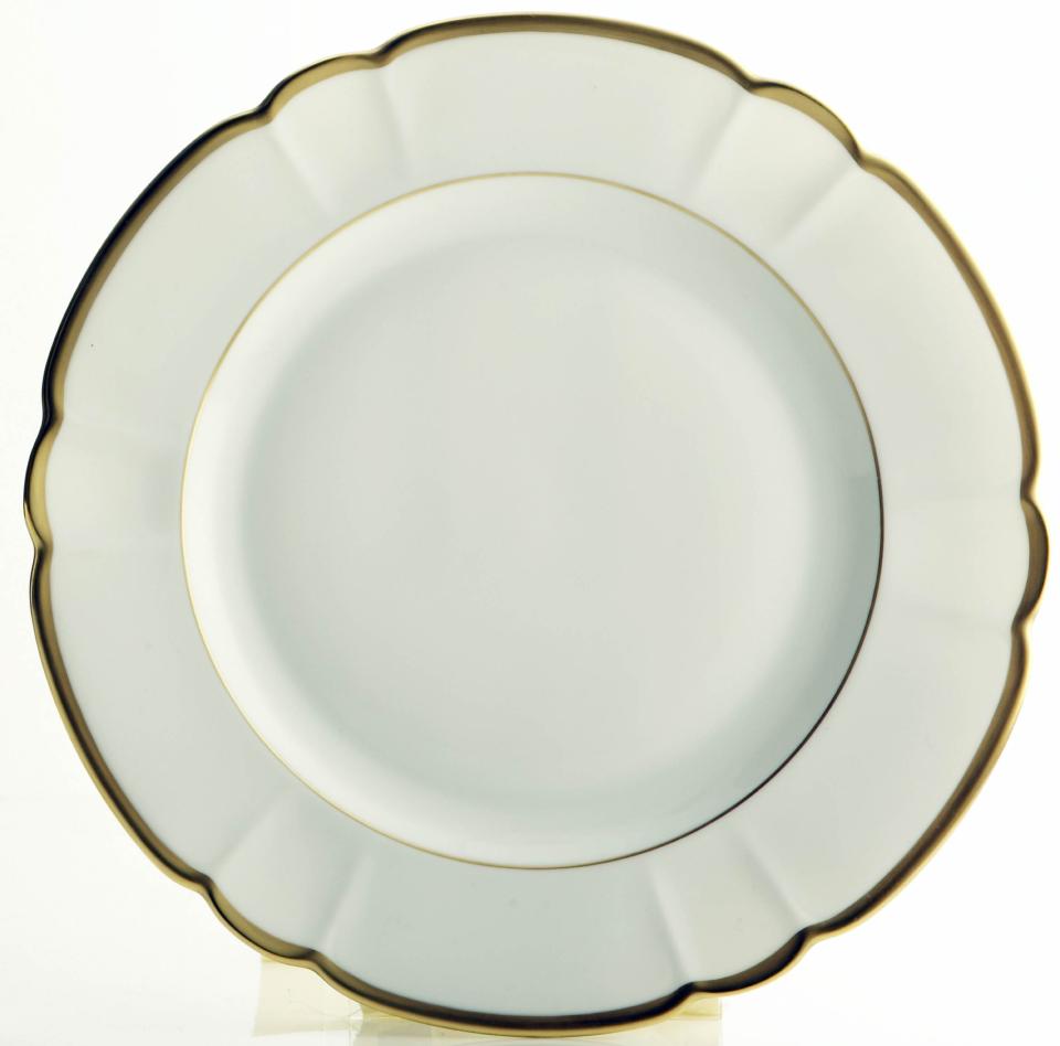 Robert Haviland Colette Gold Dinner Plate