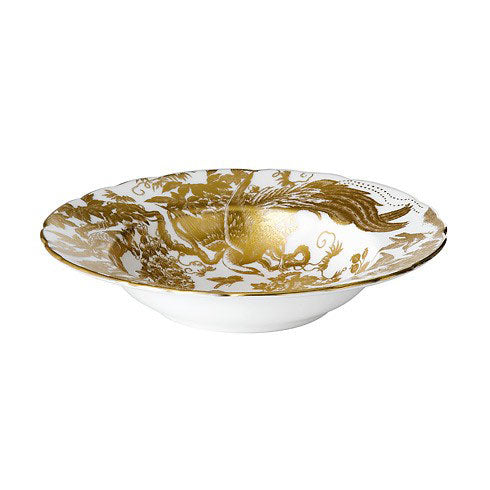 Royal Crown Derby Gold Aves Rim Soup